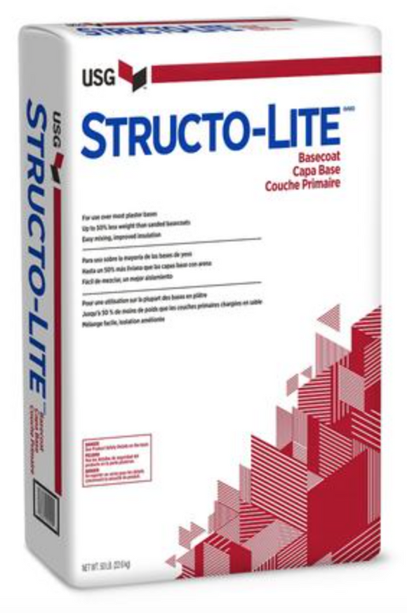 STRUCTOLITE 50 LB GYPSUM BASECOAT PLASTER